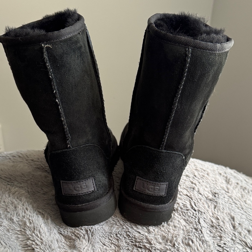 UGG Classic Black Shearling Boots